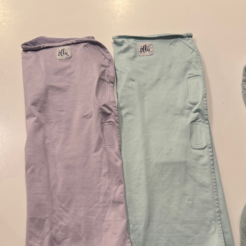Set of two Ollie swaddles